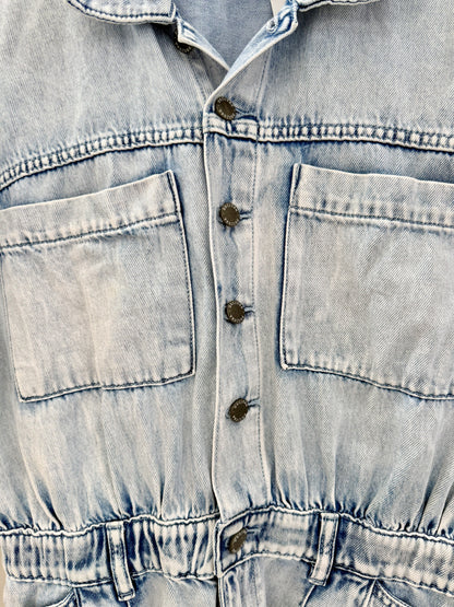 DECJUBA Blue Denim Romper/Jumpsuit