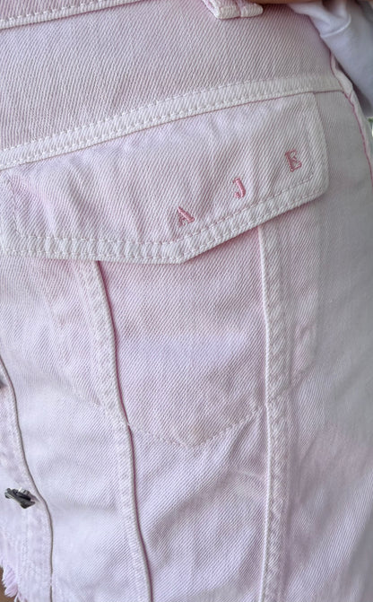 AJE Pink Mini Skirt