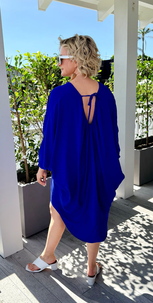 AUGUSTINE Blue Knee Length Dress
