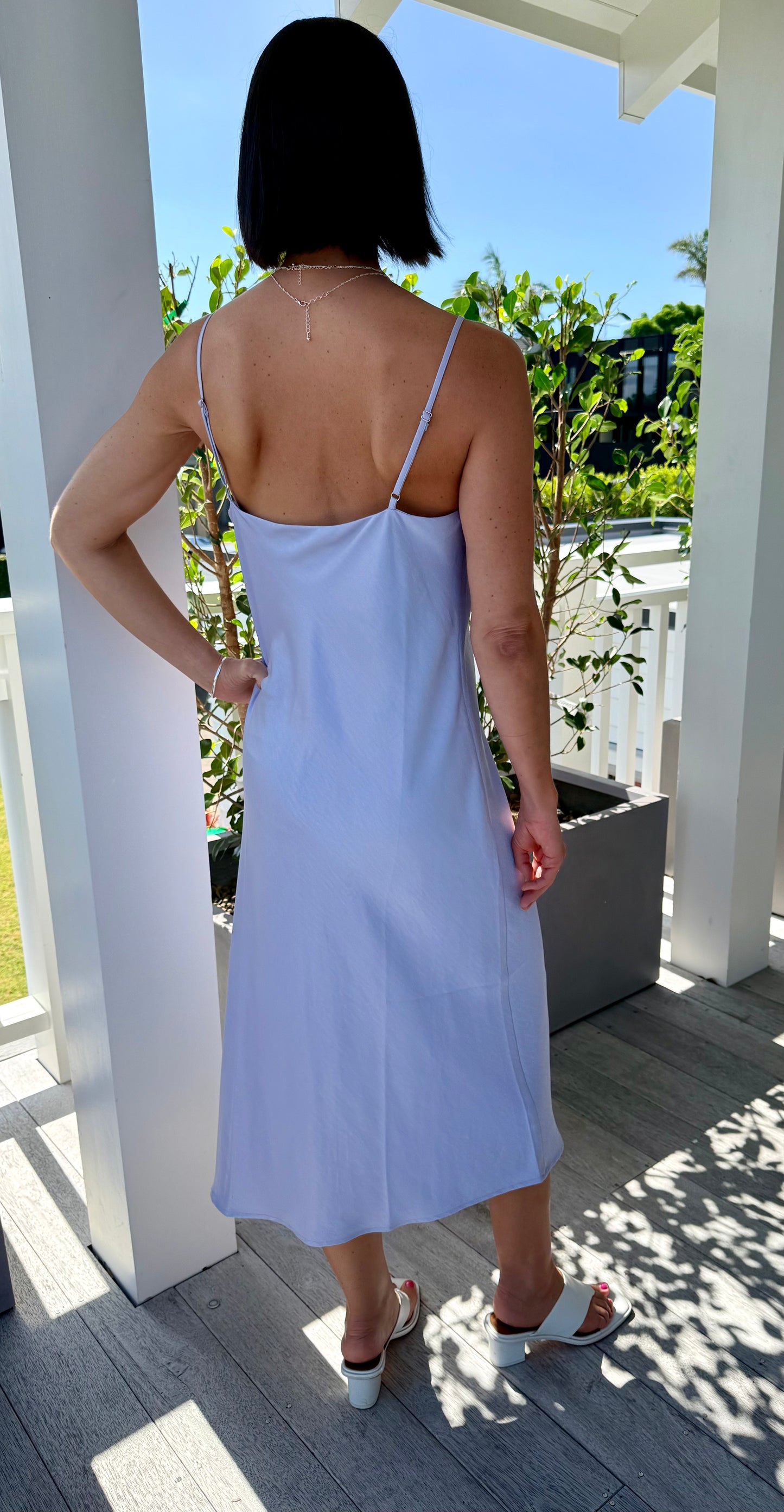 DOTTI Purple Midi Dress