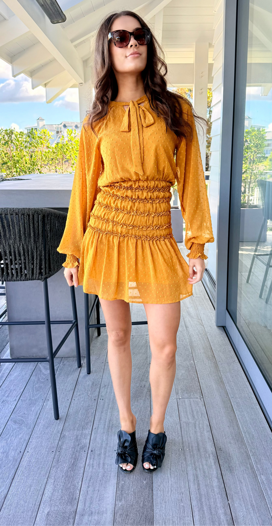 PIA Yellow Mini Dress