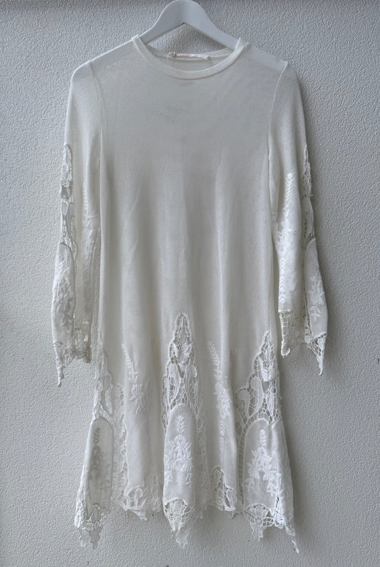 TRELISE COOPER Sheer Knee Length Dress