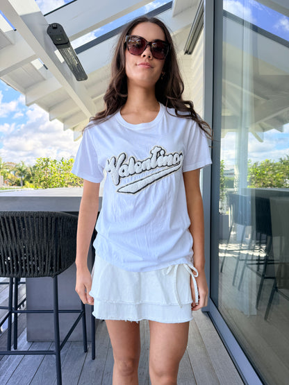 VALENTINO White Short Sleeve T-Shirt