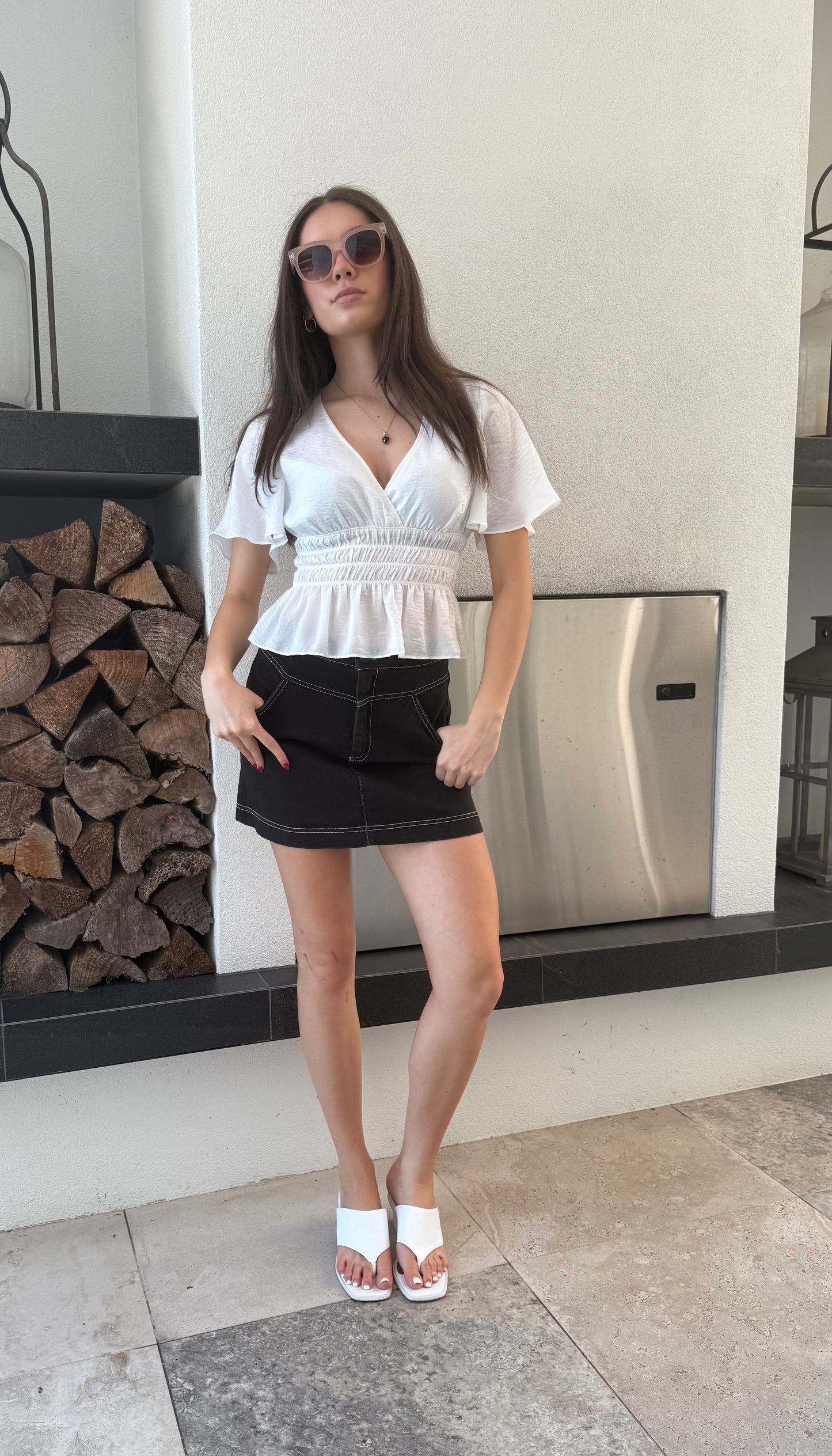 ZARA Black Mini Skirt