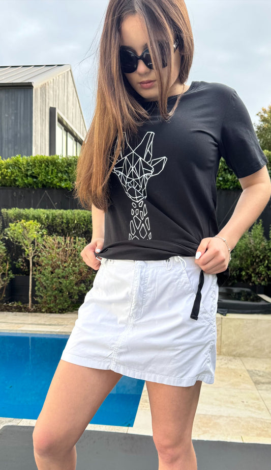 HARLOW White Mini Skirt